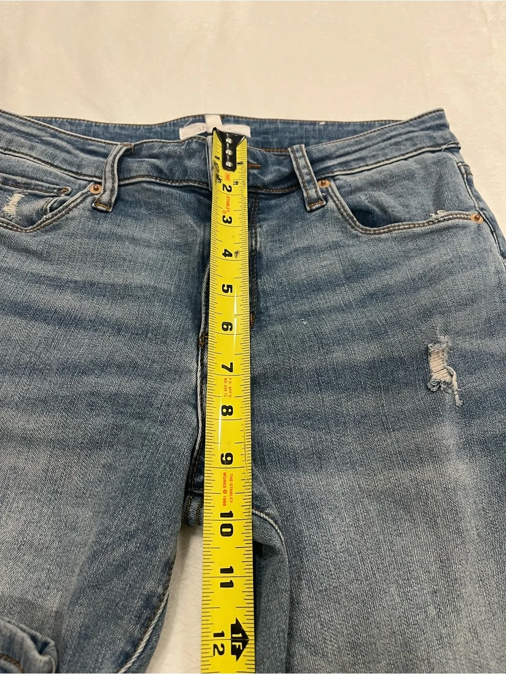 STS Blue "Riley High Rise" Distressed Jeans - Size 27 - Picture 6 of 8